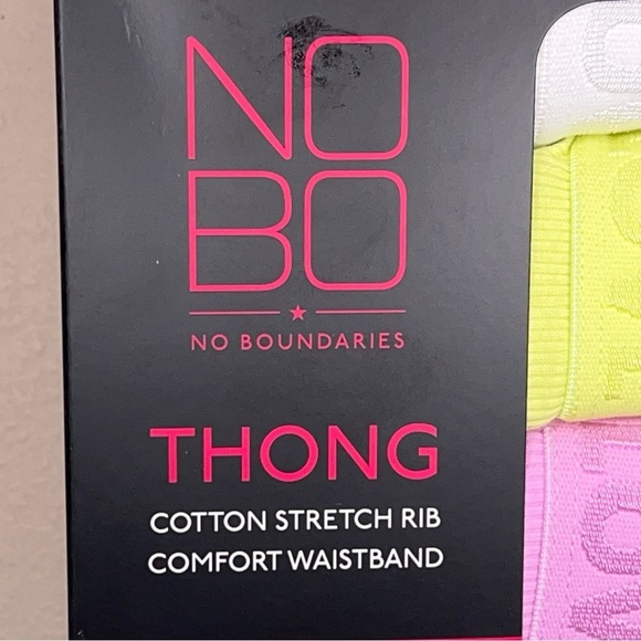 NEW Size 21 Juniors Thong Set Of 5 Panties Underwear XXXL Multicolor Colorful - Picture 6 of 12